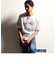 【RIELABO】ロゴデザインクルーネック半袖Tシャツ