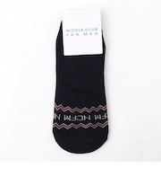 ロゴ×ラインシューズインソックス