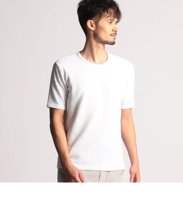 ジオメトリック クルーネック半袖Ｔシャツ