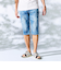 アラカルトデニムクロップドパンツ
