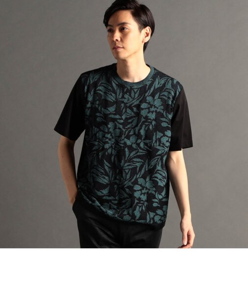 パネルニット 半袖Tシャツ