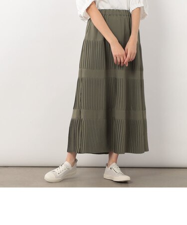 【WALDO】プリーツティアードスカート