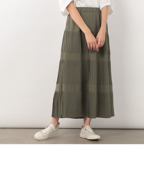 【WALDO】プリーツティアードスカート