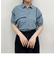 配色パイピング アシンメトリーブラウス