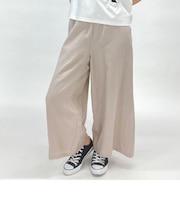 リネン混イージーパンツ