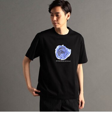 フラワーグラフィック 半袖Tシャツ