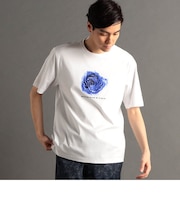 フラワーグラフィック 半袖Tシャツ