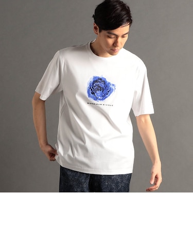フラワーグラフィック 半袖Tシャツ