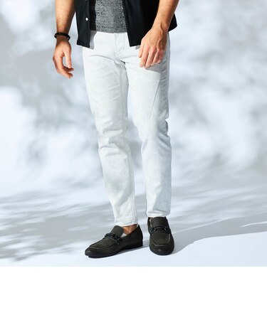 ピグメントプリントツイルパンツ