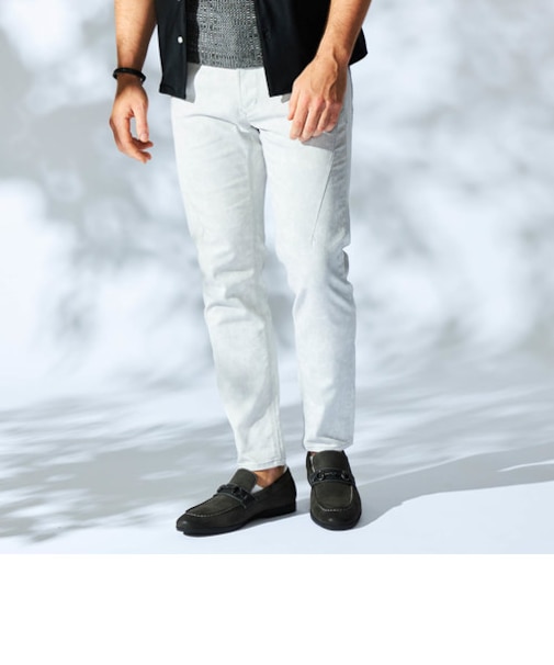 ピグメントプリントツイルパンツ