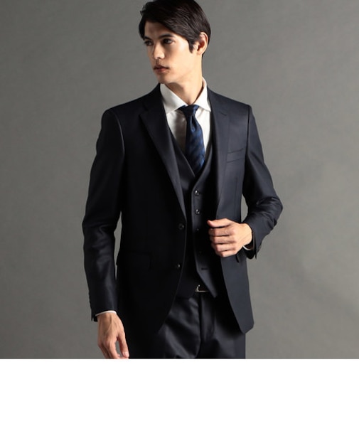 ブライトウール 2つ釦シングル スーツ