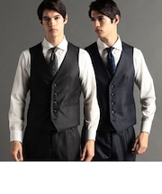 ブライトウール リバーシブルジレ