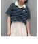 ラインデザイン ラガーＴシャツ／マルチボーダー