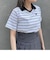 ラインデザイン ラガーＴシャツ／マルチボーダー