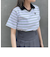 ラインデザイン ラガーＴシャツ／マルチボーダー