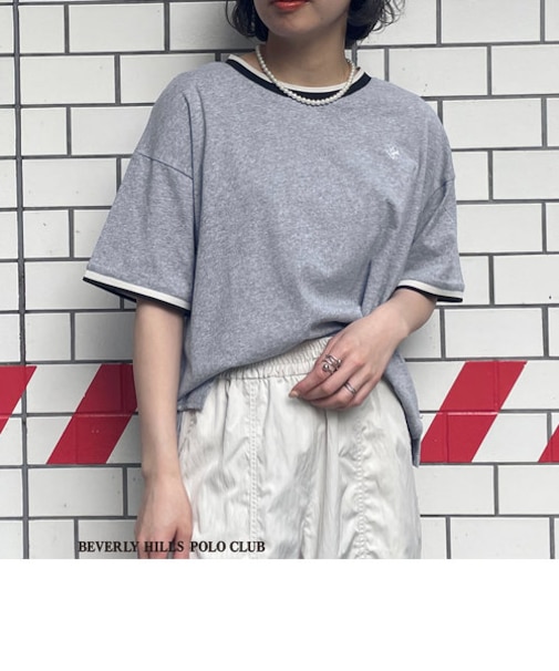 【BEVERLY HILLS POLO CLUB】ハイショクラインＴＥＥ
