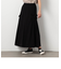 【WALDO】ナイロンストレッチドロストスカート
