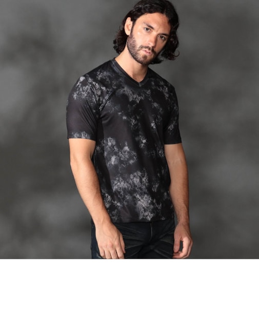 アニマル柄プリント半袖Tシャツ