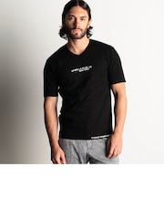 激シルケットロゴプリント半袖Tシャツ
