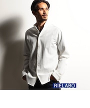 【RIELABO】ストレッチドビー スタンドシャツ