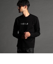 ロゴ刺繍長袖Tシャツ