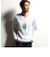 【RIELABO】グラフィック×ロゴプリントVネックTシャツ
