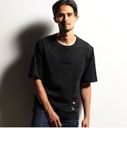 【RIELABO】ロゴ×フォトプリントクルーネックTシャツ