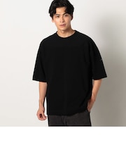 日本製 デラヴェ天竺切り替えTシャツ