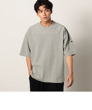 日本製 デラヴェ天竺切り替えTシャツ