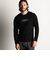 激シルケットロゴプリント長袖Tシャツ