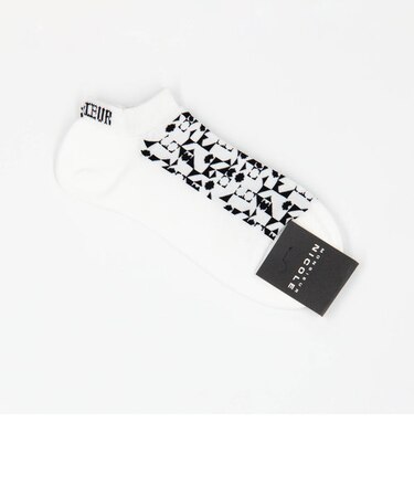 グラフィック柄アンクルソックス