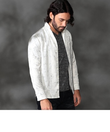 アイビージャカードパイソンプリントシャツ