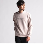 【NICOLE SPORTS】ロゴプリントモックネックプルオーバー
