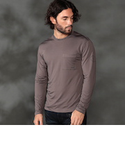 ストレッチポンチロゴ長袖Ｔシャツ