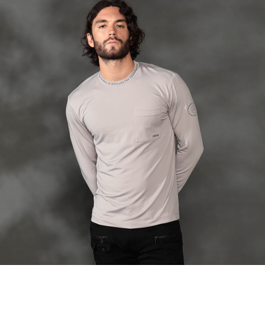 ストレッチポンチロゴ長袖Ｔシャツ