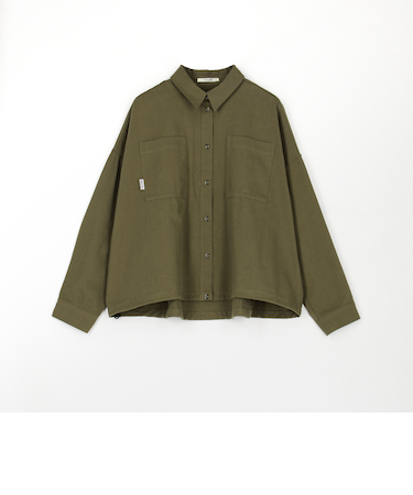 ドロスト仕様　ブルゾンライクシャツ