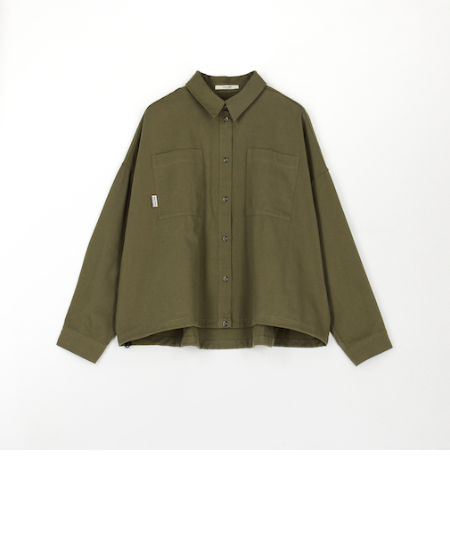 ドロスト仕様　ブルゾンライクシャツ