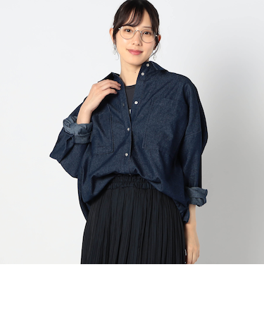 ドロスト仕様　ブルゾンライクシャツ