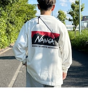 NANGA ×Grand PARK/ナンガ×グランドパーク別注バックプリントロングスリーブTシャツ