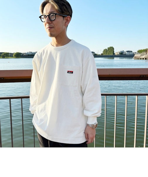 NANGA ×Grand PARK/ナンガ×グランドパーク別注ポケットロングスリーブTシャツ