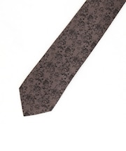 ダークフラワー ジャカードネクタイ