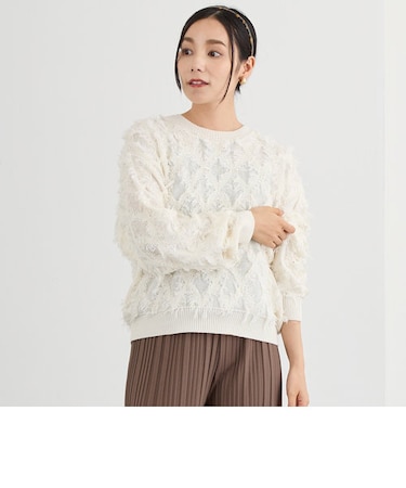 フリンジジャガードプルオーバー