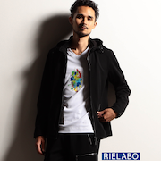 【24年モデル EC限定再販売】【RIELABO】ボンディングスタンドブルゾン