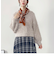 ラメフリンジヤーンプルオーバー