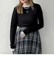 【BEVERLY HILLS POLO CLUB】レイヤード風シアーロングTEE