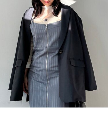 【BEVERLY HILLS POLO CLUB】レイヤード風シアーロングTEE