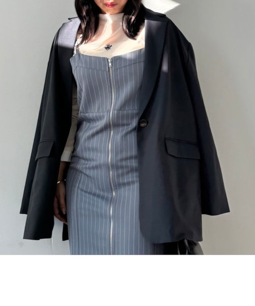 【BEVERLY HILLS POLO CLUB】レイヤード風シアーロングTEE