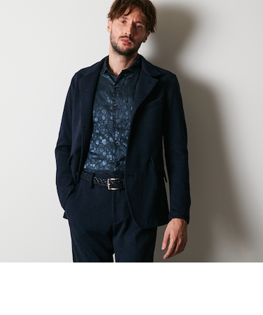 ラッセルジャカードボンディングジャケット