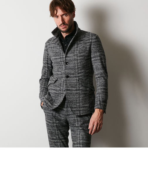 ラッセルジャカードボンディングジャケット