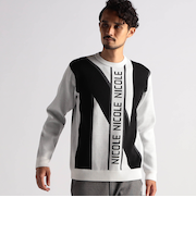 【NICOLE SPORTS】ビッグロゴニット